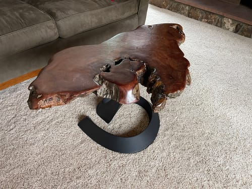 Customer photo review of Coffee Table Base 223 Python 16H Modern DIY Furniture