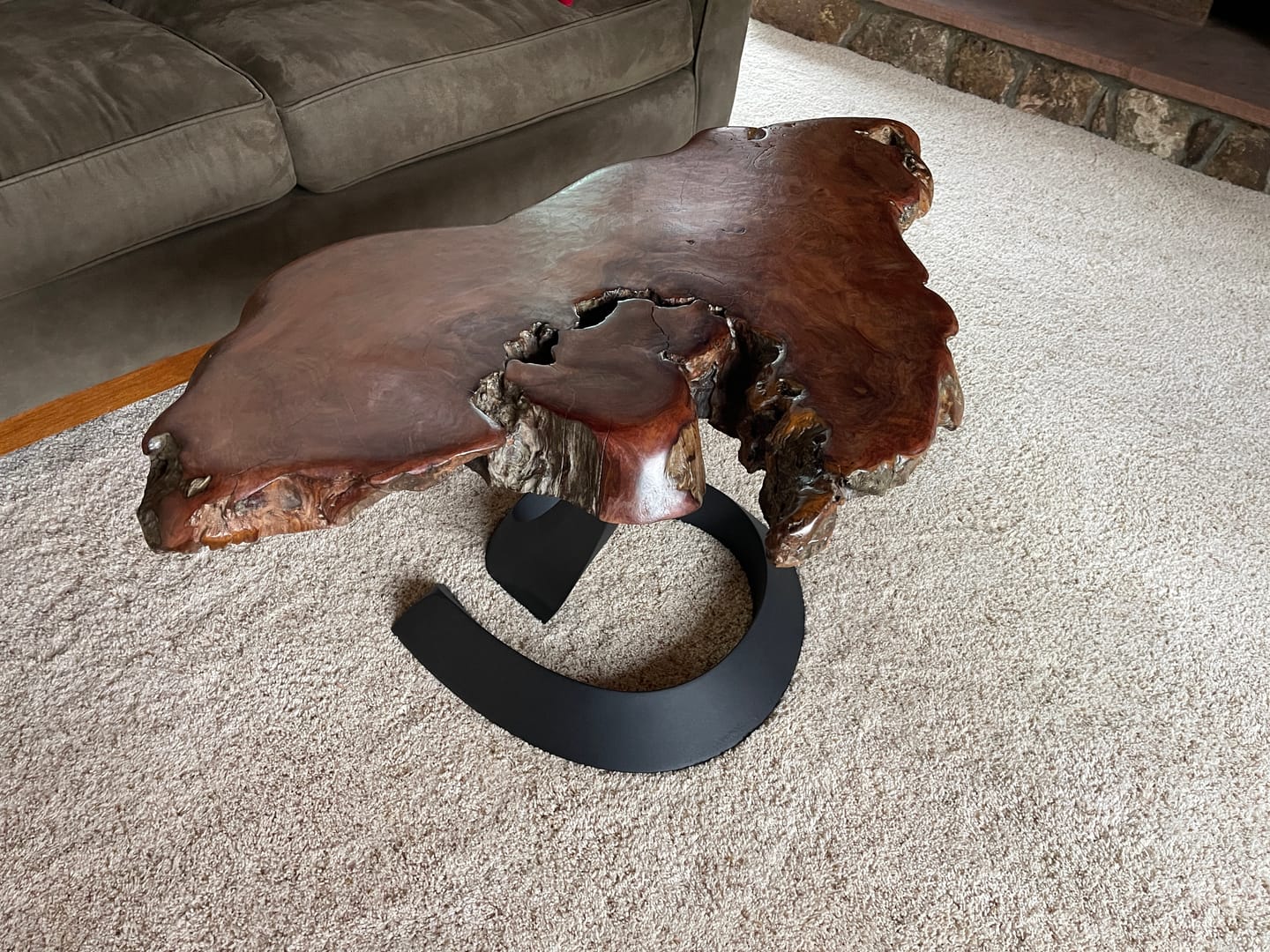 Customer photo review of Coffee Table Base 223 Python 16H Modern DIY Furniture