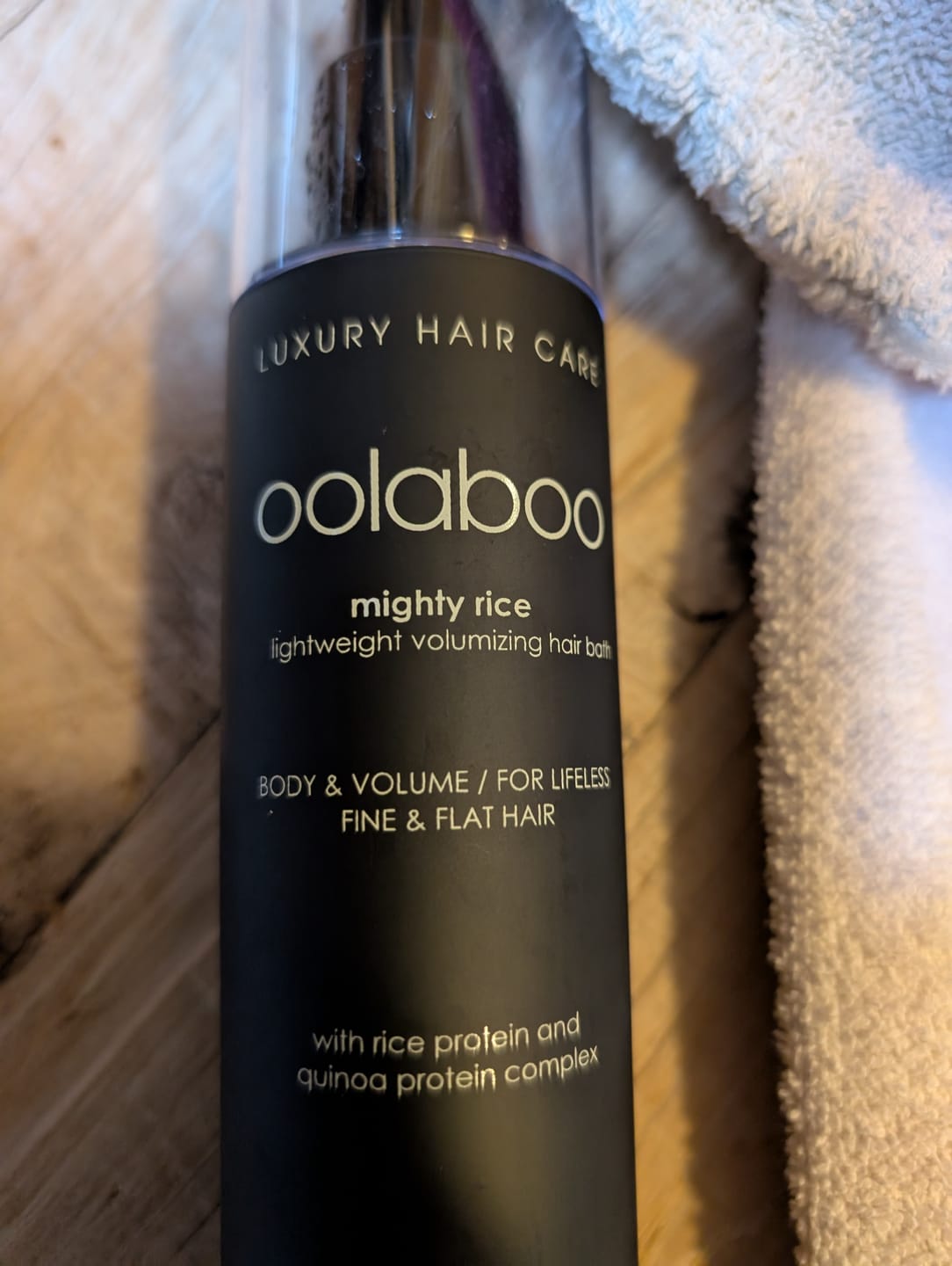 Customer photo review of mighty rice shampoo 250 ml