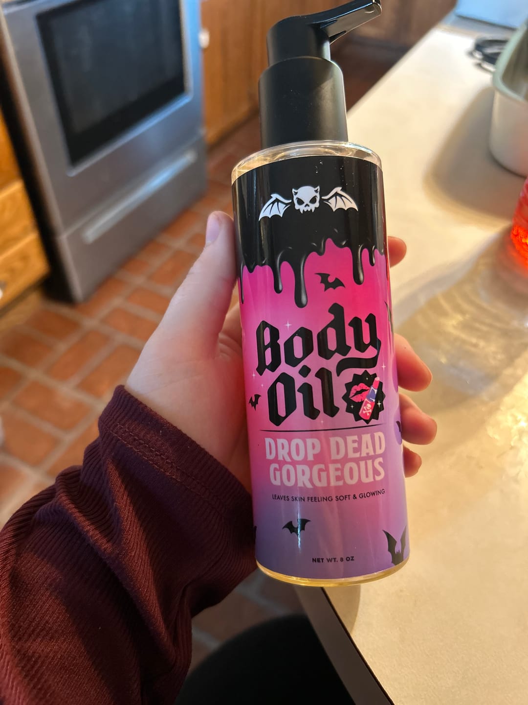 Customer photo review of Drop Dead Gorgeous Body Oil