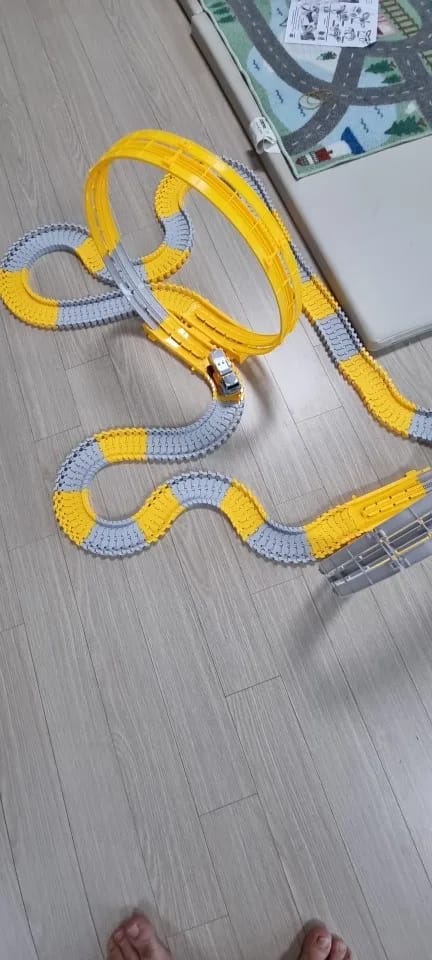 Customer photo review of Montessori FlexiPath™ – Educational Adventure Track | Construction Site