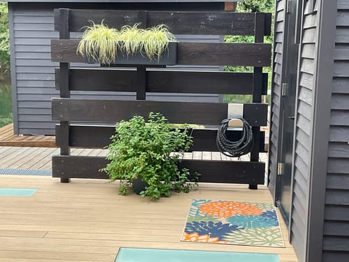 Customer photo review of Aluminum Hose Hanger