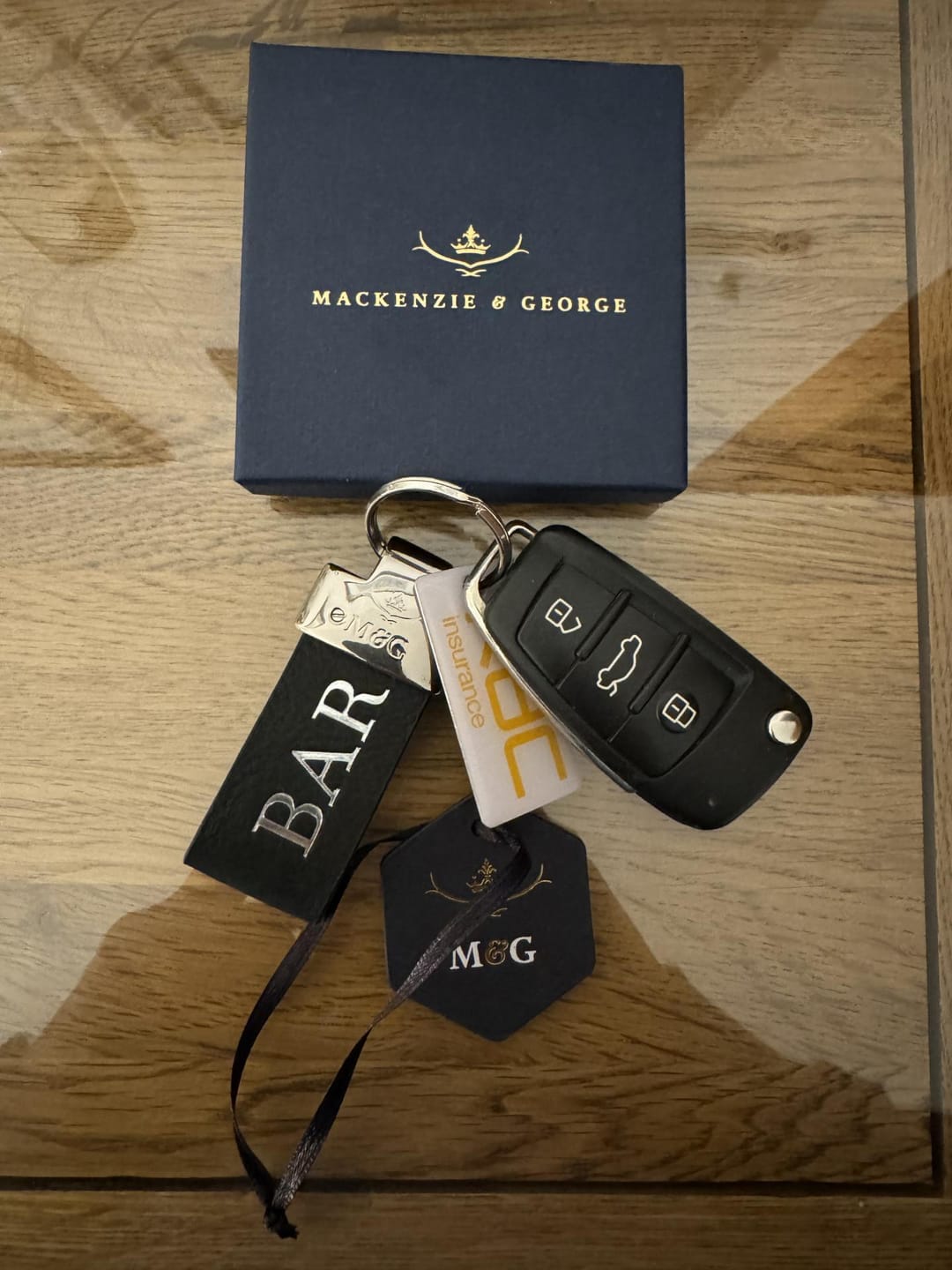 Customer photo review of The M&G Keyring