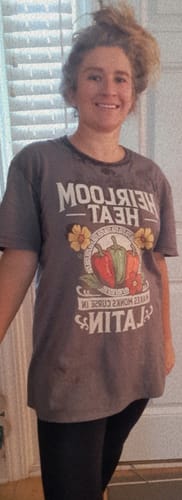 Customer photo review of Heirloom Heat T-Shirt