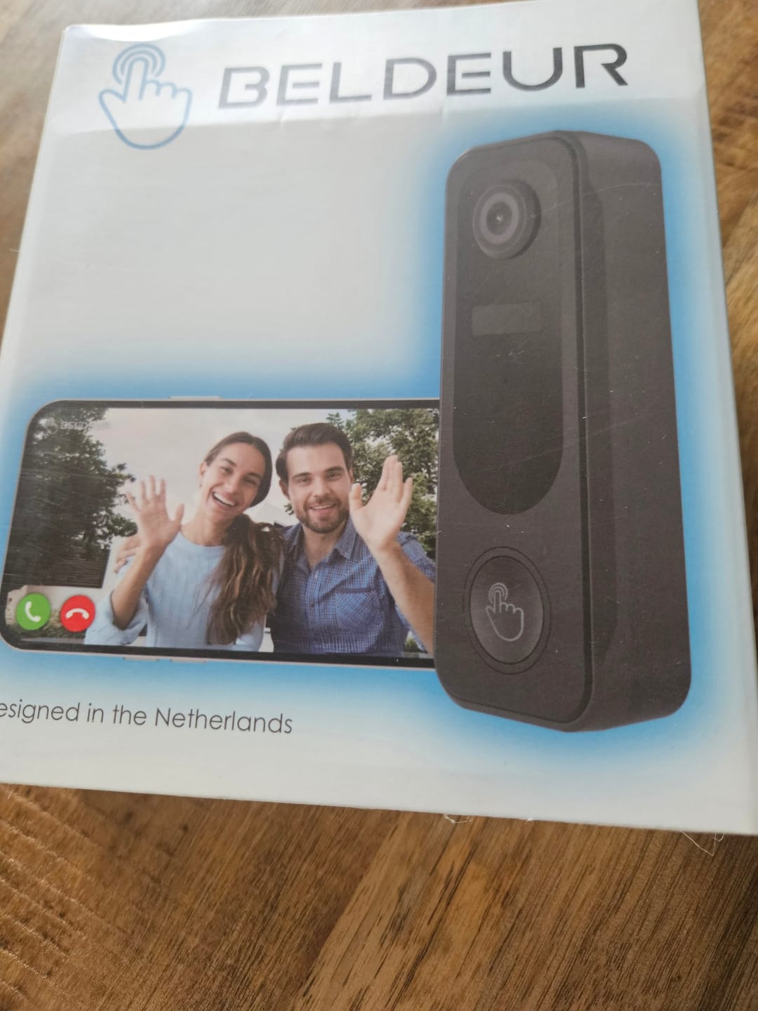 Customer photo review of Draadloze Video Deurbel Totaalpakket