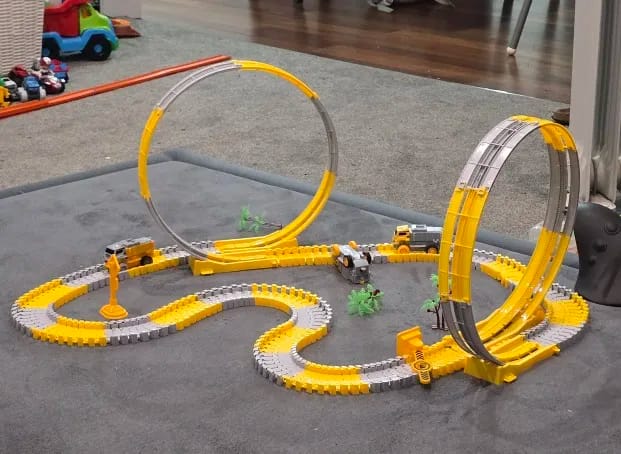 Customer photo review of Montessori FlexiPath™ – Educational Adventure Track | Construction Site