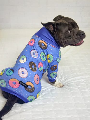 Customer photo review of Dog Pajama - Donuts