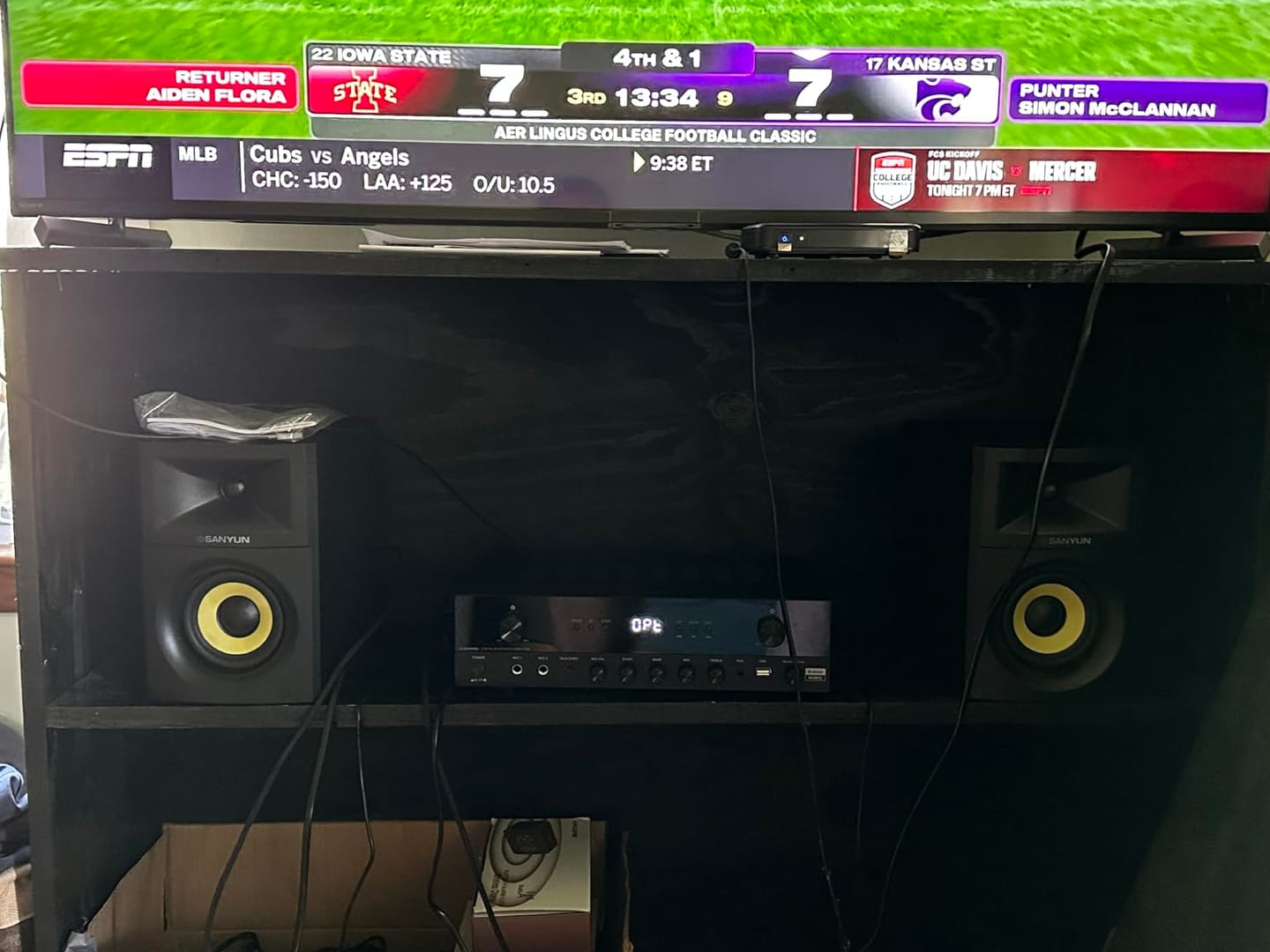 Customer photo review of Donner MAMP2 Puissant Amplificateur 2 Canaux