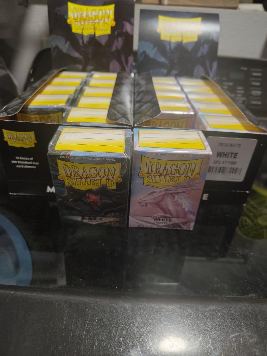Customer photo review of Dragon Shield Display Case – Premium Card Storage & Protection
