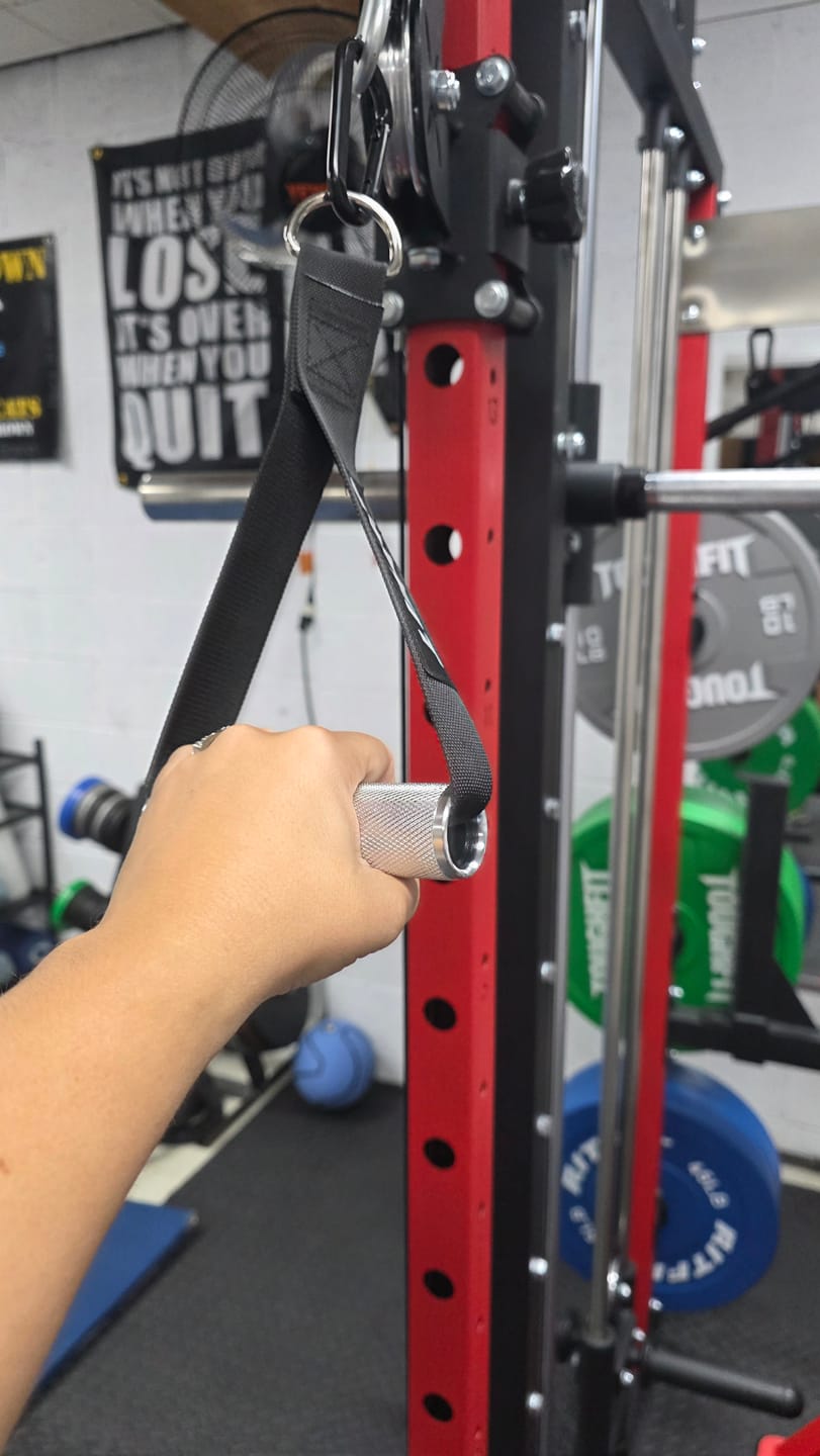 Customer photo review of RitFit Exercise Handles for Cable Machine
