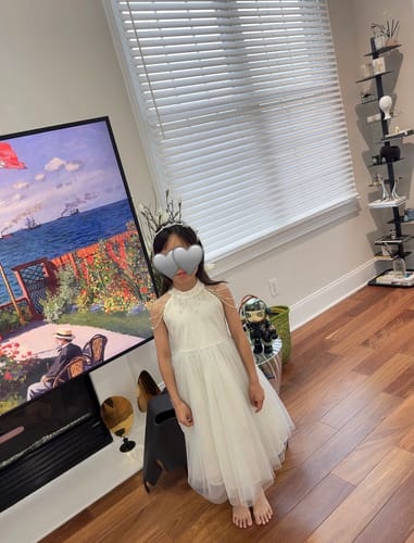 Customer photo review of Gilded Whisper Dress