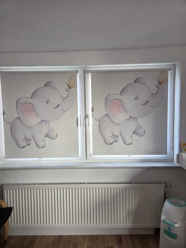 Customer photo review of Springrollo Motiv "Elefantenkind Schmetterling"