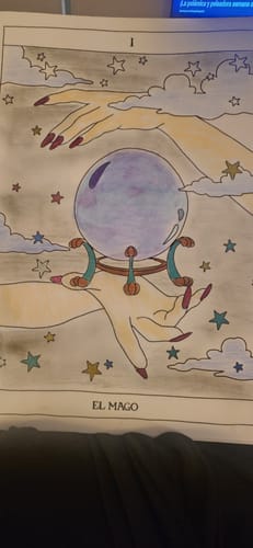 Customer photo review of TAROT PARA COLOREAR