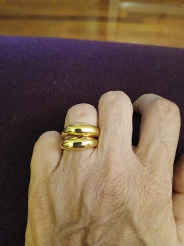Customer photo review of Anello Livia Bombato