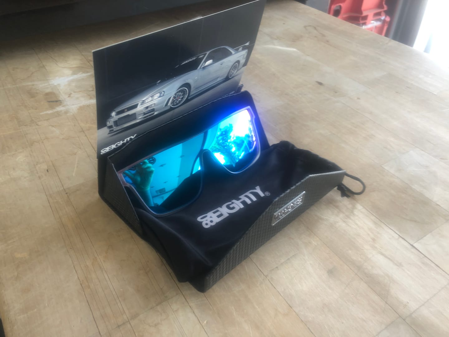 Customer photo review of 80Eighty® Polarized Murica Sunglasses