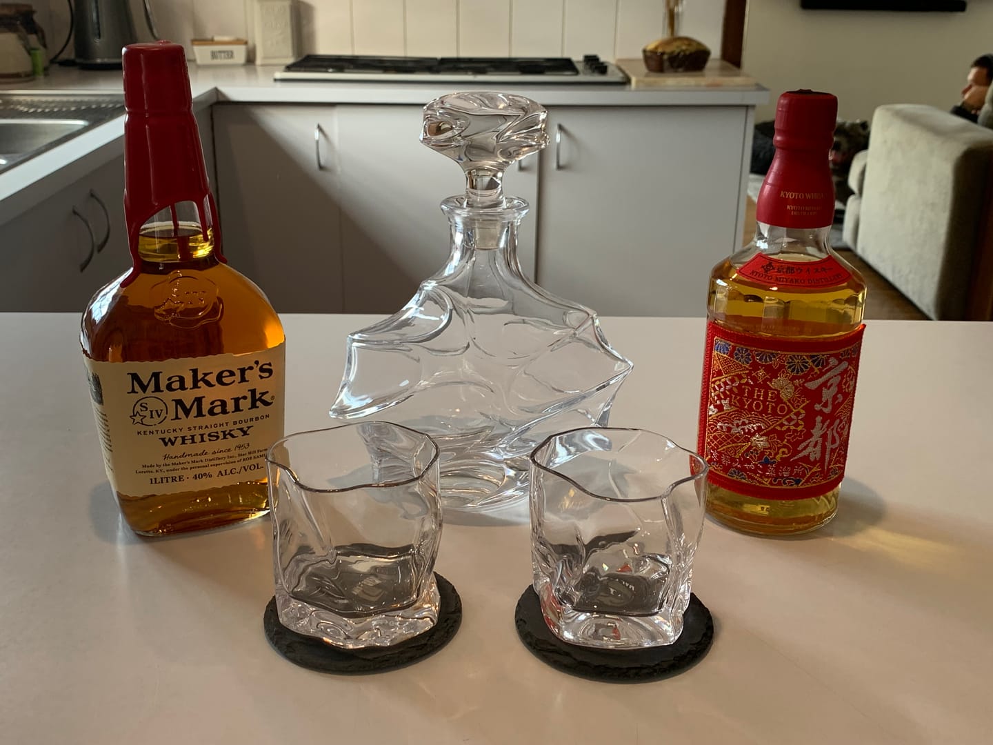 Customer photo review of M&B Stone Coasters