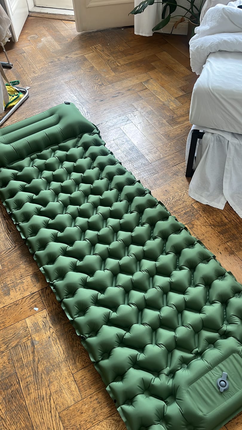 Customer photo review of Ultraleichte Isomatte – für Winterabenteuer mit Komfort für kalte Nächte