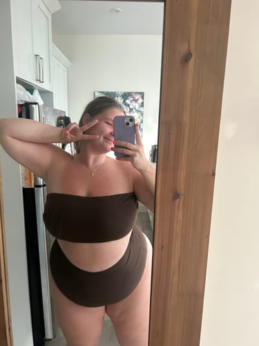 Customer photo review of 'Fearless' Bandeau Bikini Top