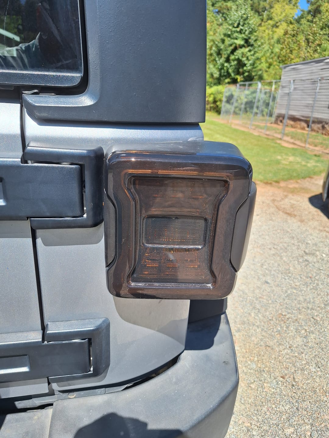 Customer photo review of JK to JL Conversion Tail Lights- BLACK  for 07-18 Wrangler JK/ JKU