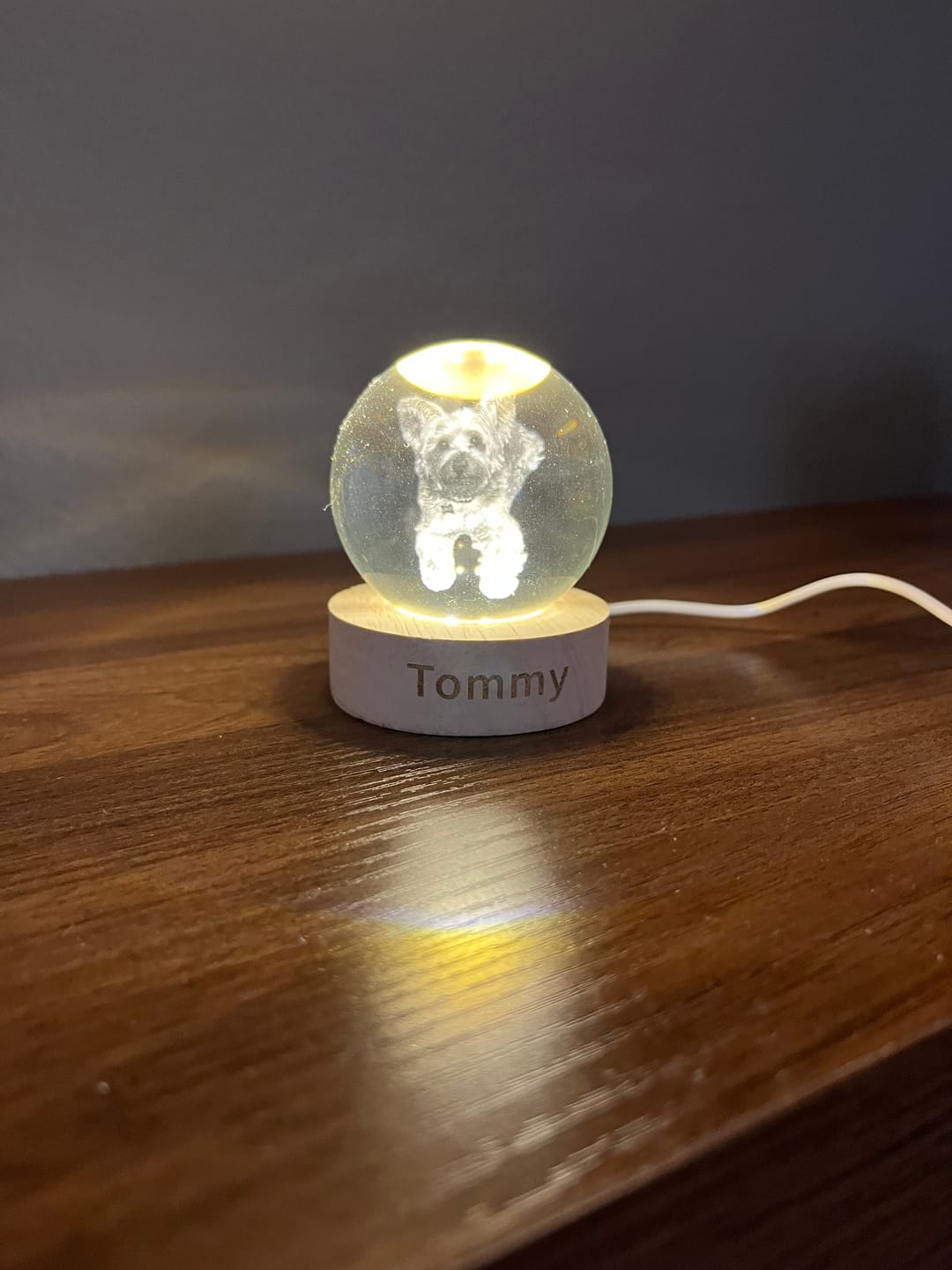 Customer photo review of Esfera de Cristal