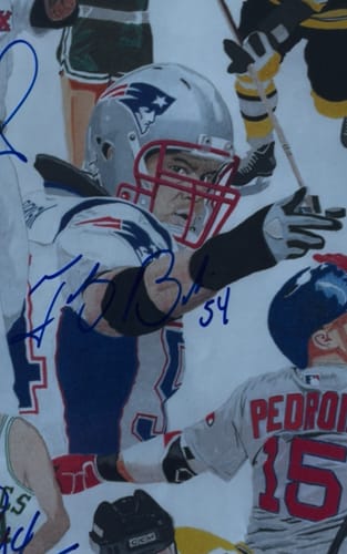 Customer photo review of Tedy Bruschi Autograph Signing