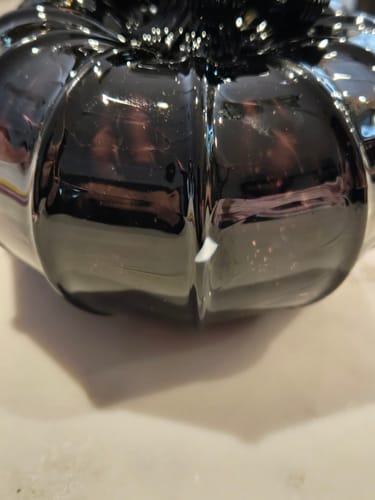 Customer photo review of Squat Glossy Black Pumpkin
