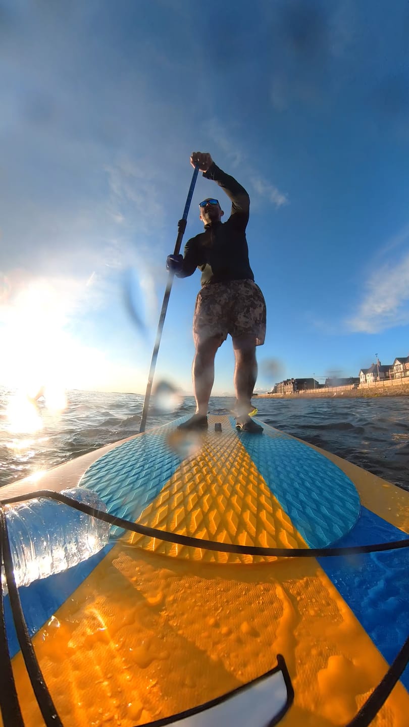 Customer photo review of O'Shea Carbon Hybrid Pro 3 Piece Paddle  - 2 Colours. SALE