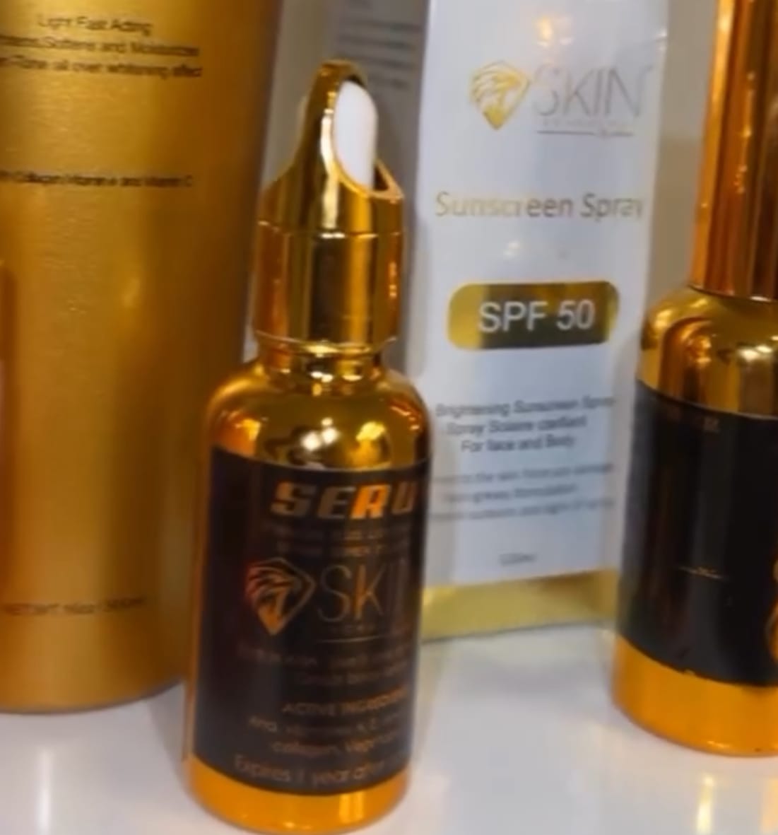 Customer photo review of Advanced Platinum Caviar Body Serum