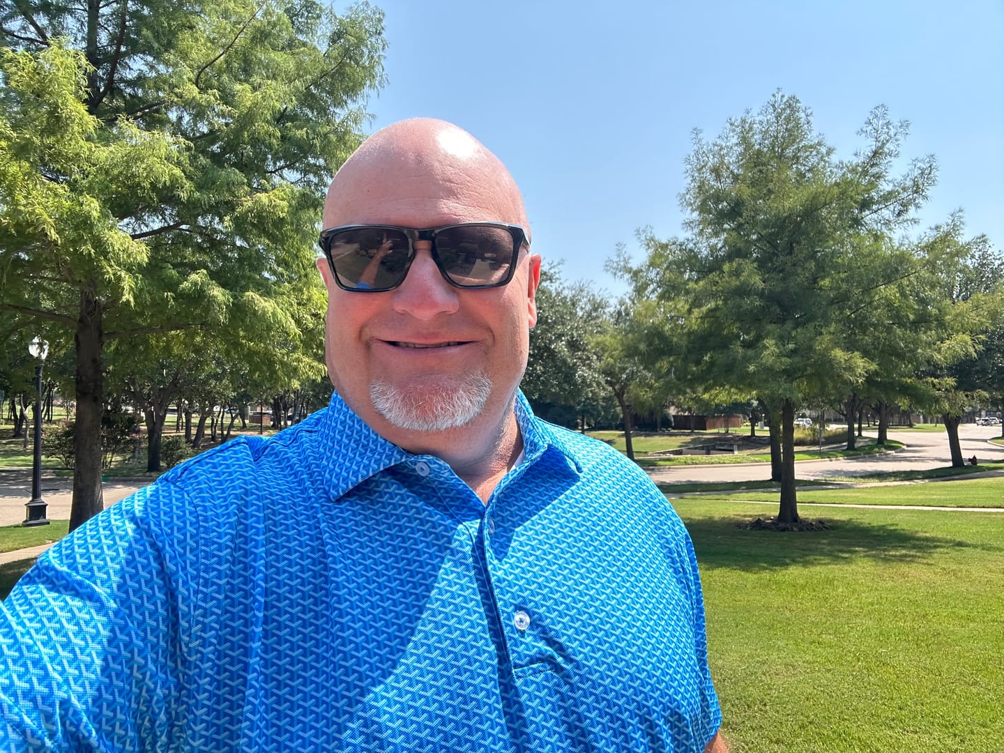 Customer photo review of Pique Stretch Polo