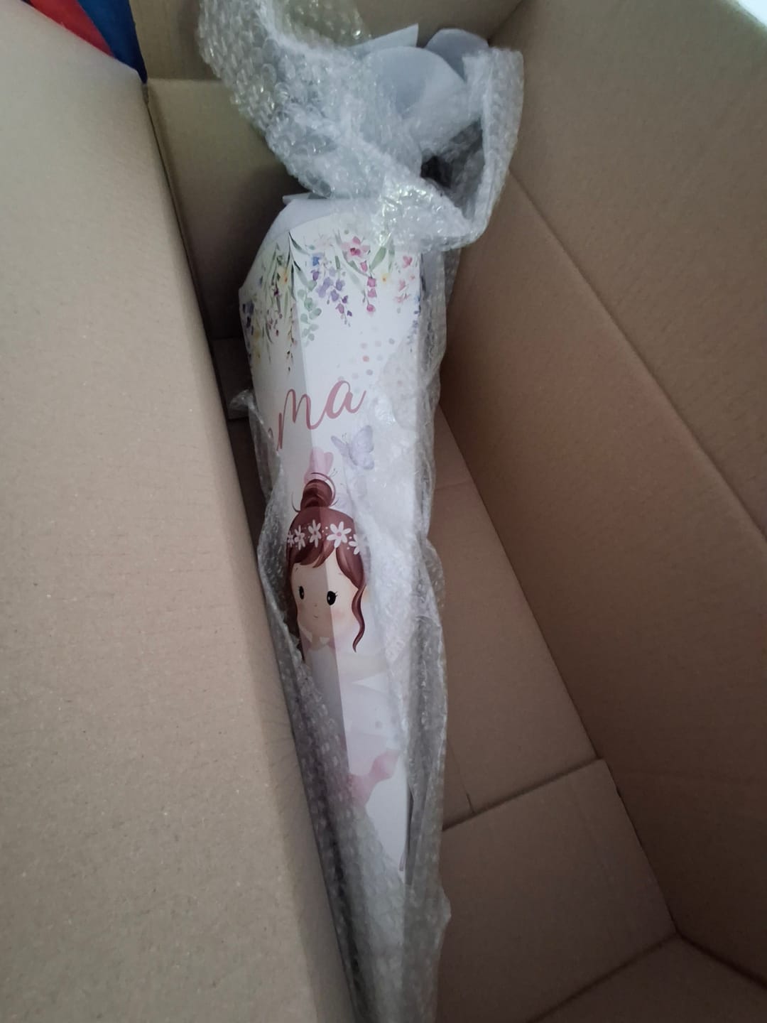 Customer photo review of Personalisierte Schultüte mit Namen - zauberhafte Fee
