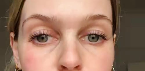 Customer photo review of Flora Lash Kit