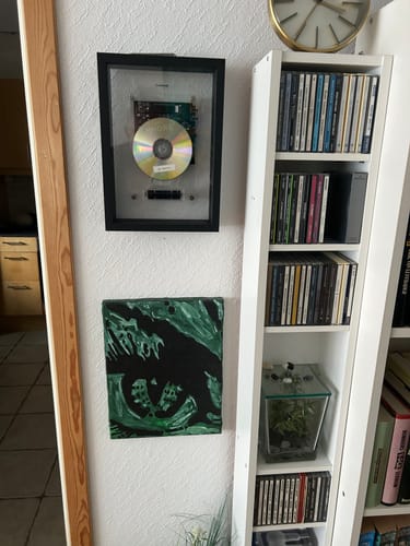 Customer photo review of M1 Music Frame CD Player With Bluetooth