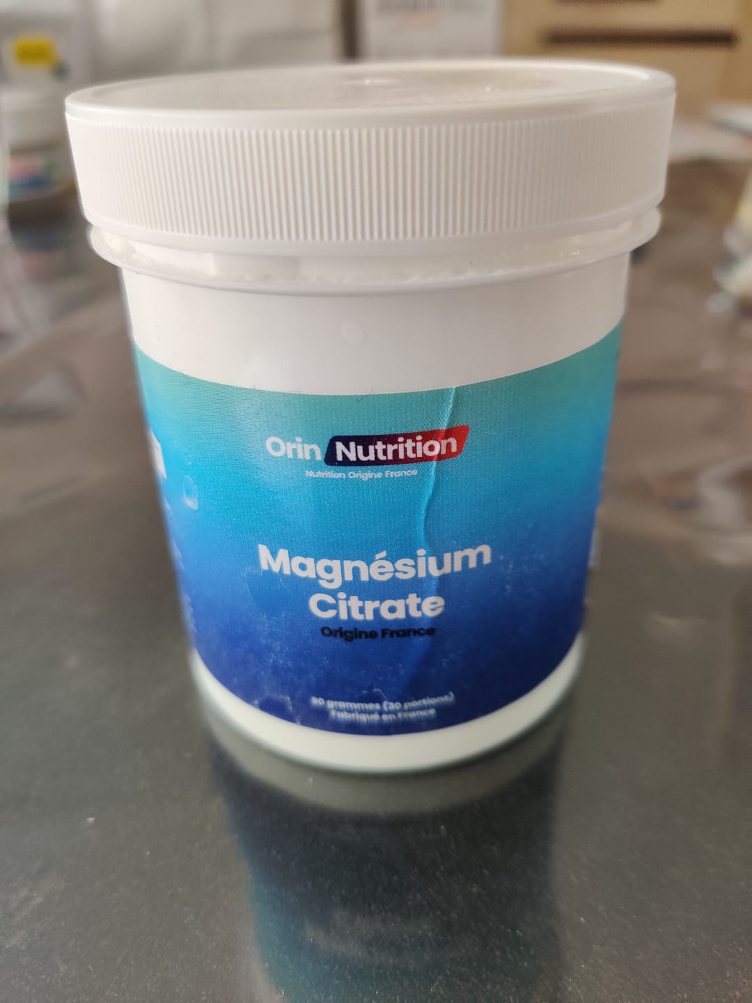 Customer photo review of Citrate de Magnésium en poudre origine France