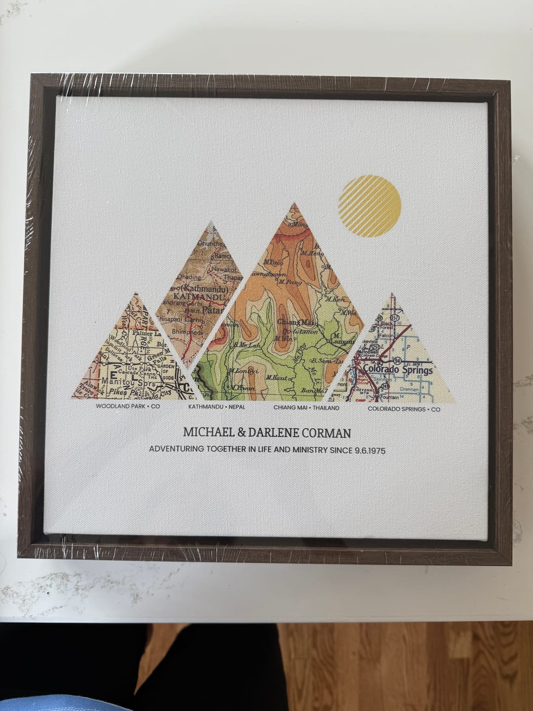 Customer photo review of Milestones Map [Digital Only]