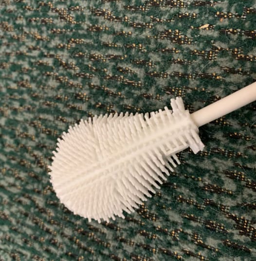 Customer photo review of Foldable Cleaning Silicone Brush