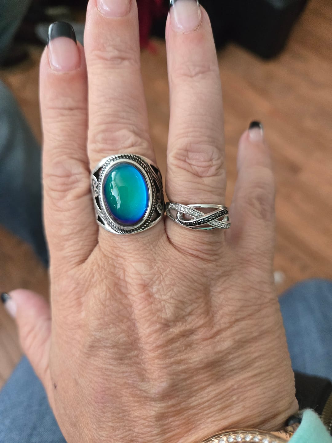 Customer photo review of New-Age Mood Ring