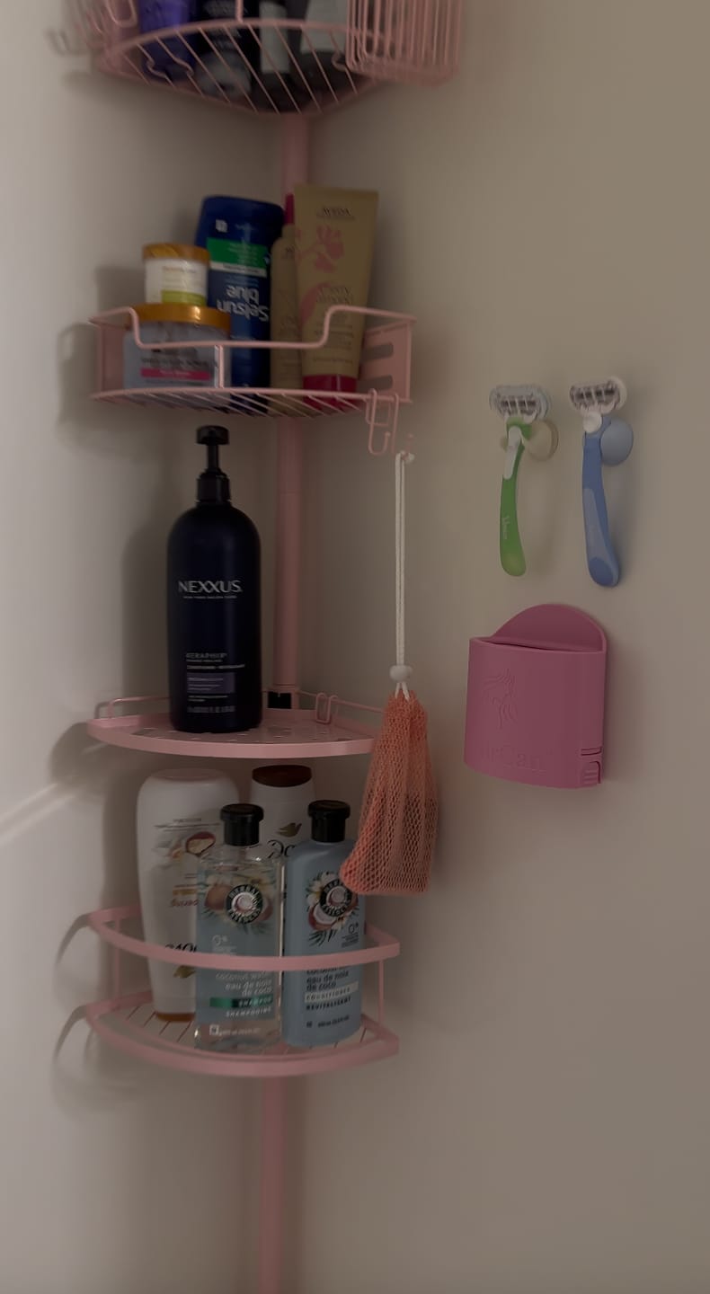 Customer photo review of HairCan™ – The Chic Hair Storage Solution