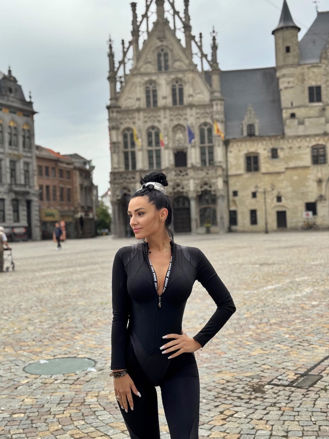 Customer photo review of Jumpsuit Ideal Suit Black