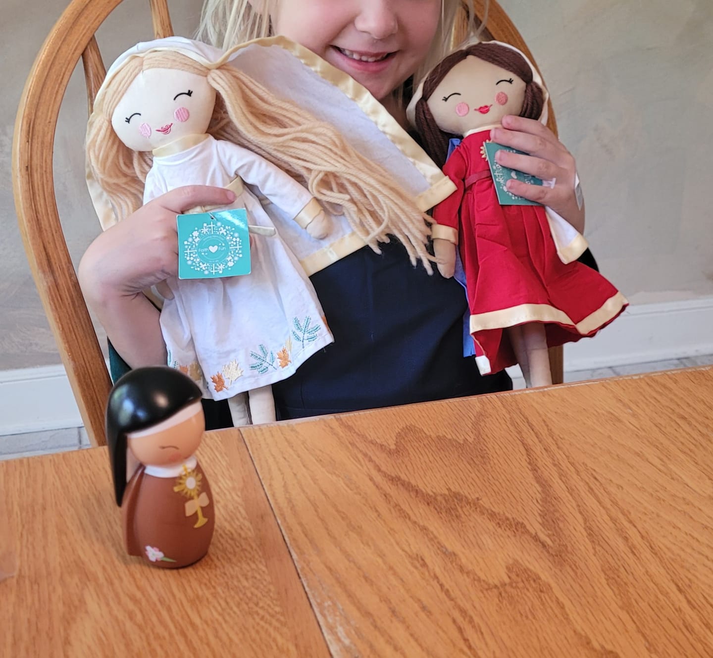 Customer photo review of Immaculate Heart of Mary Rag Doll