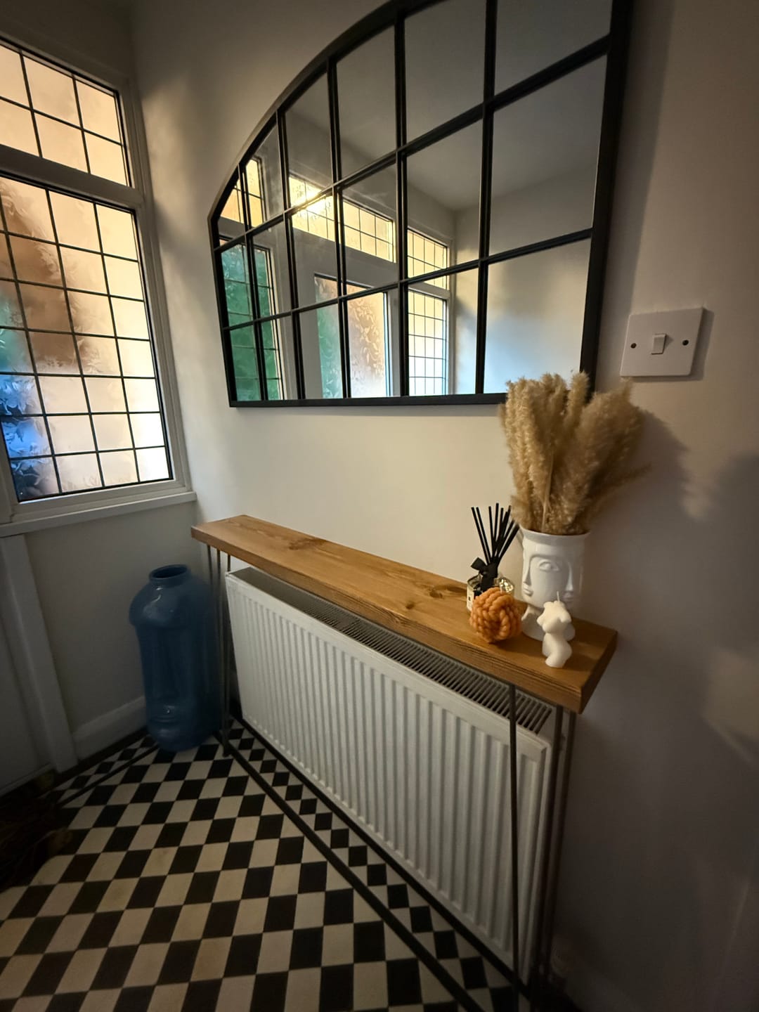 Customer photo review of Console Table 20cm Depth | Hairpin Leg