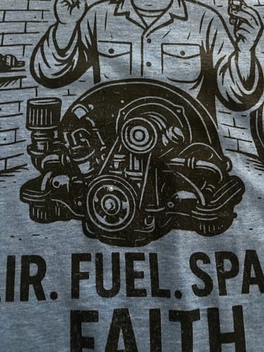 Customer photo review of Devine Collection - Air, Fuel, Spark, Faith