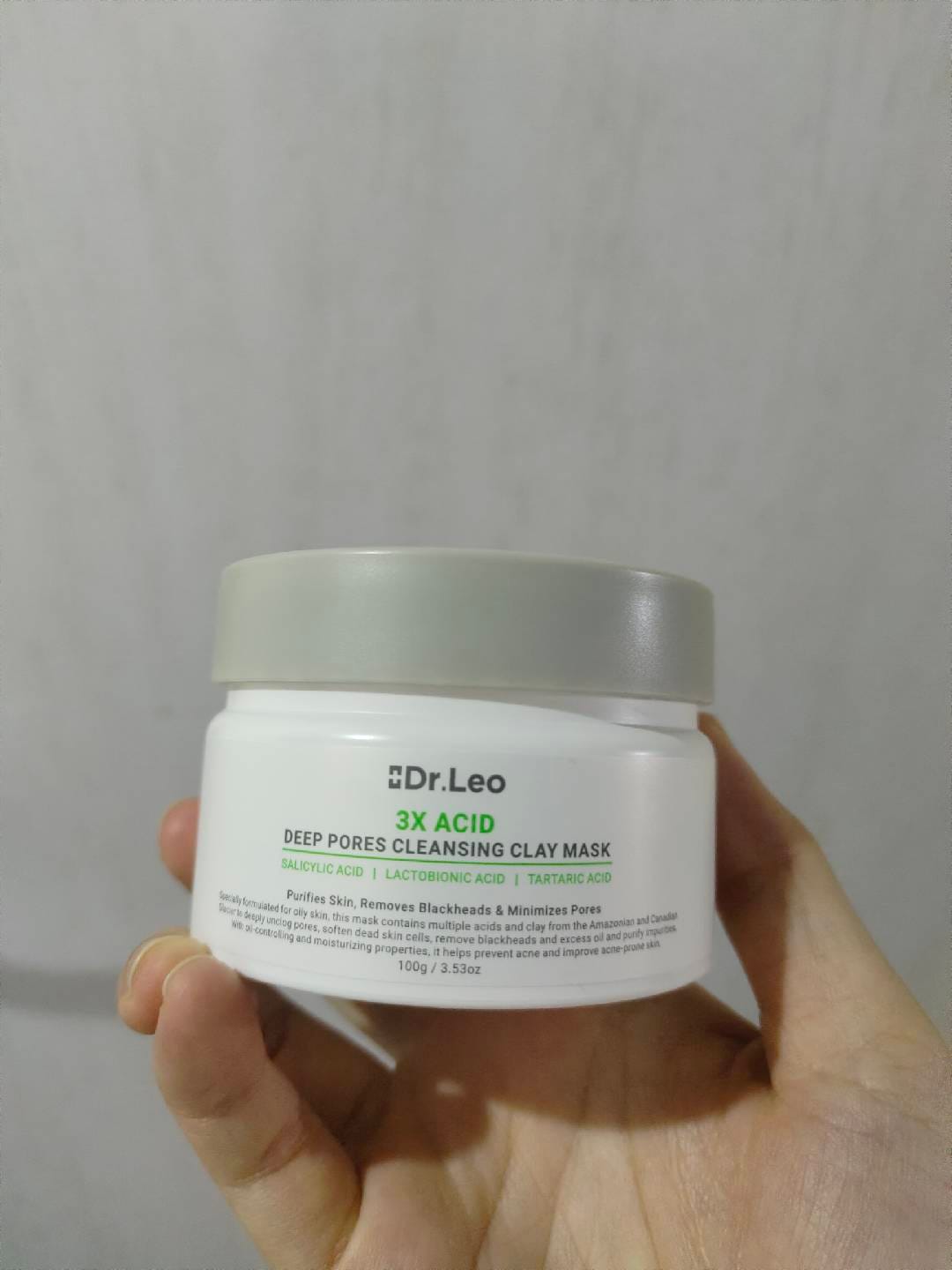 Customer photo review of Mascarilla de Arcilla con 3 Ácidos para Limpieza Profunda de Poros