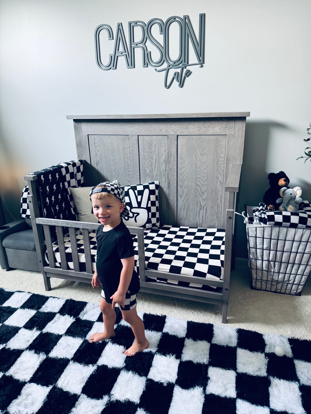 Customer photo review of Bamboo Crib Sheet in Venice