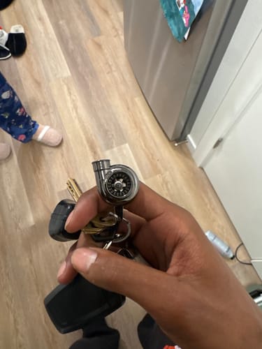 Customer photo review of Turbo Keychain