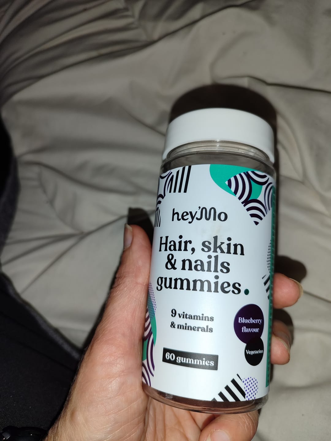 Customer photo review of Hair, skin & nails gummies (60 košļājamās tabletes)