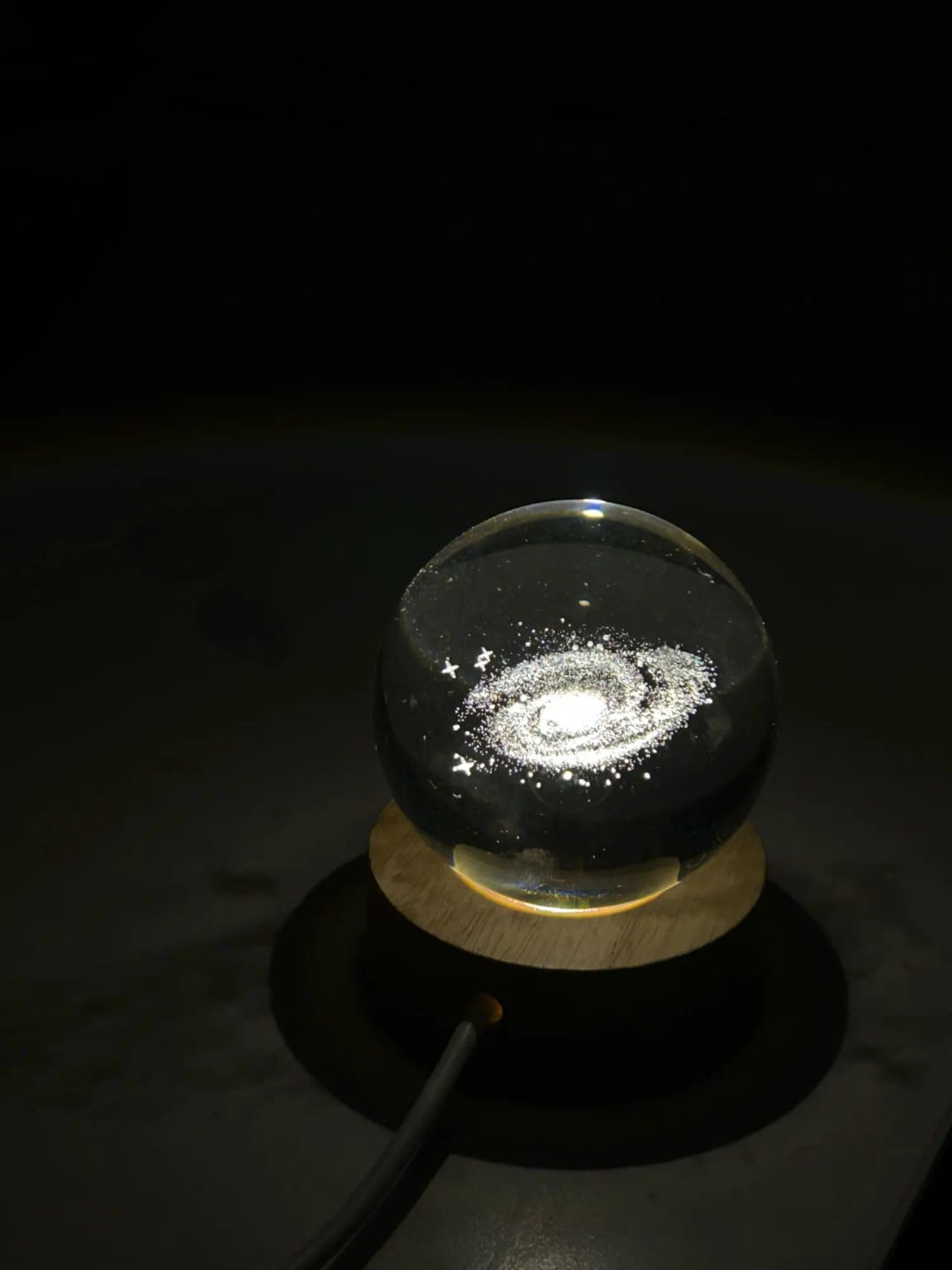Customer photo review of Crystal Space Lamp