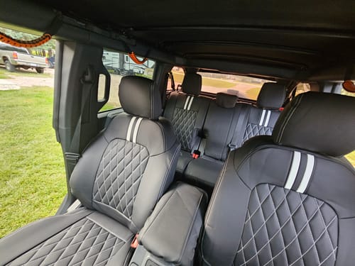 Customer photo review of Premium Custom-Fit Seat Covers