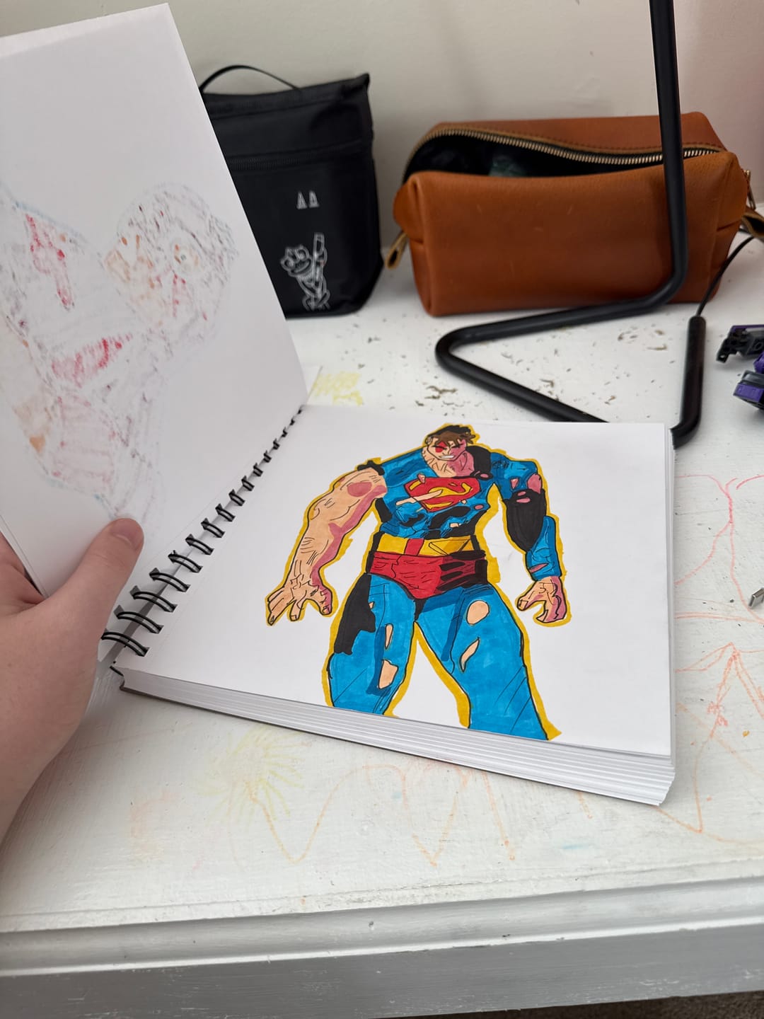 Customer photo review of Ohuhu Spiral-Bound Marker Pad for Alcohol Markers
