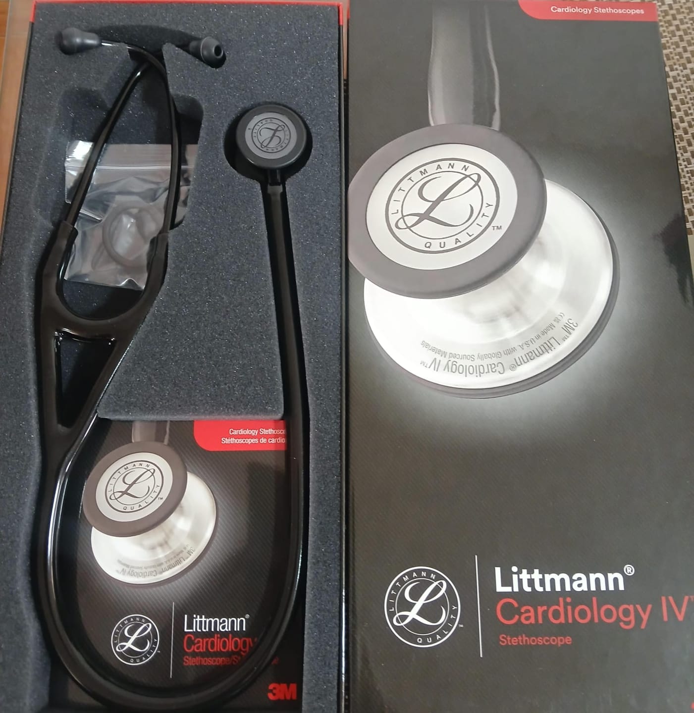 Customer photo review of Littmann Cardiology IV Diagnostic Stethoscope: All Black 6163