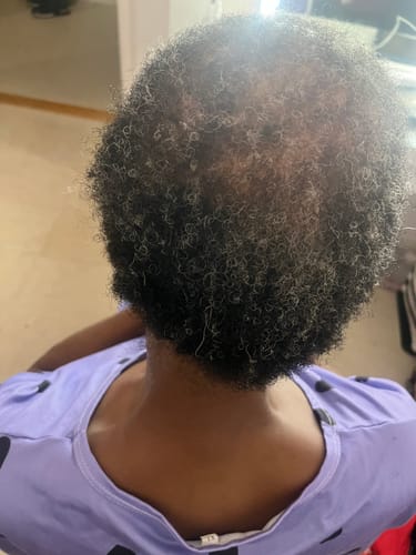 Customer photo review of Curlic All Natural Growth Oil